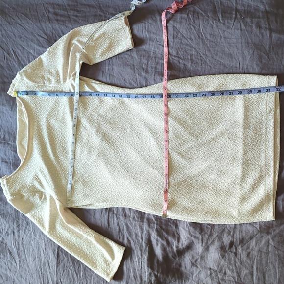 Off-white sparkling evening dress - Picture 7 of 8